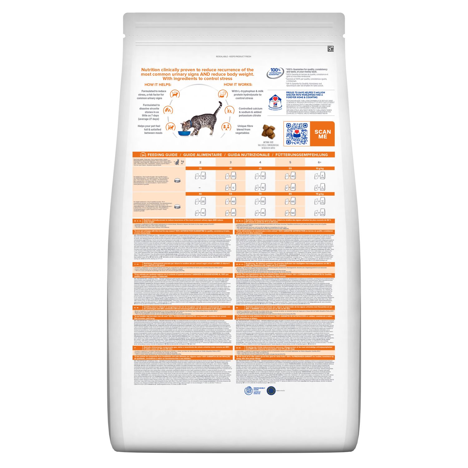 Корм для котів c/d Multicare Stress + Metabolic Зображення пакування