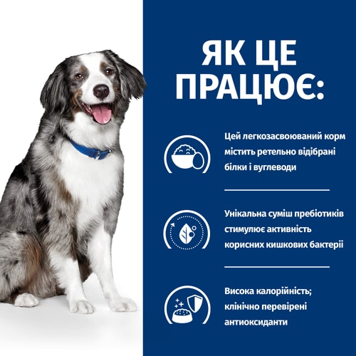 Сухий корм для собак i/d Sensitive нормалізація розладів травлення при чутливості Як це працює?