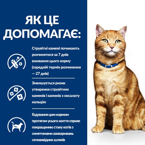 Вологий корм для котів c/d Multicare здоров'я сечовивідних шляхів Як це допомагає?