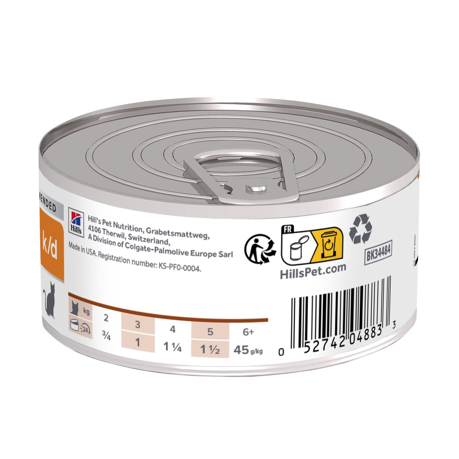 Вологий корм для котів k/d Kidney Care Зображення пакування