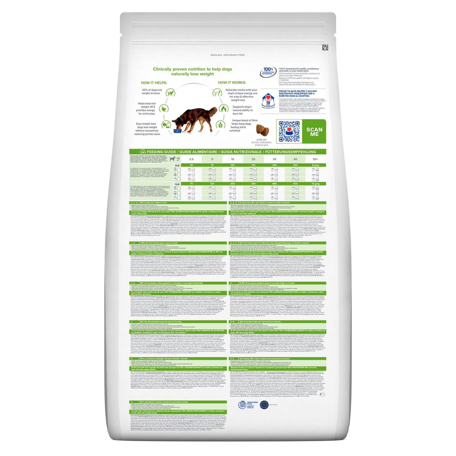 Сухий корм для собак Metabolic управління вагою, з куркою Зображення пакування