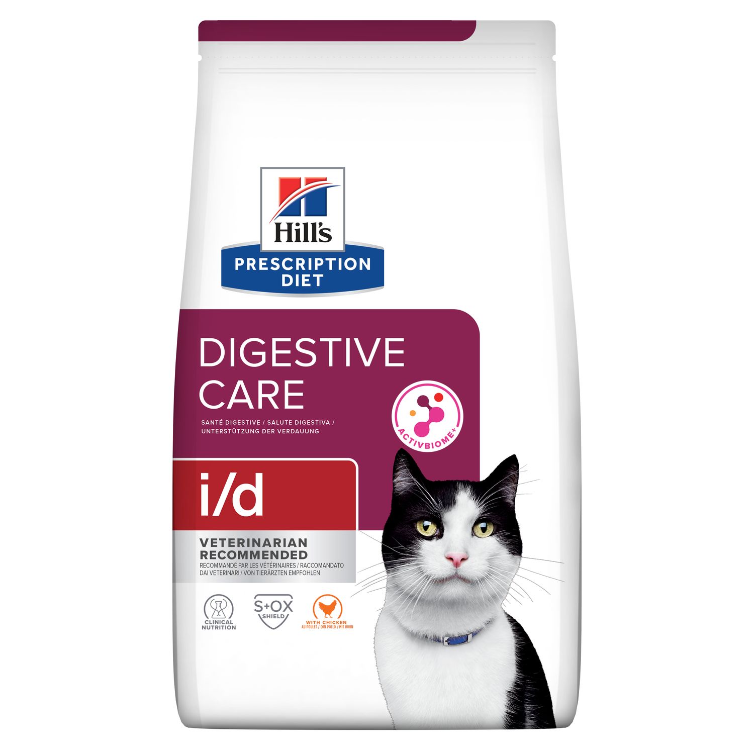 Сухий корм для котів i/d Digestive Care нормалізація розладів травлення, з куркою Зображення пакування