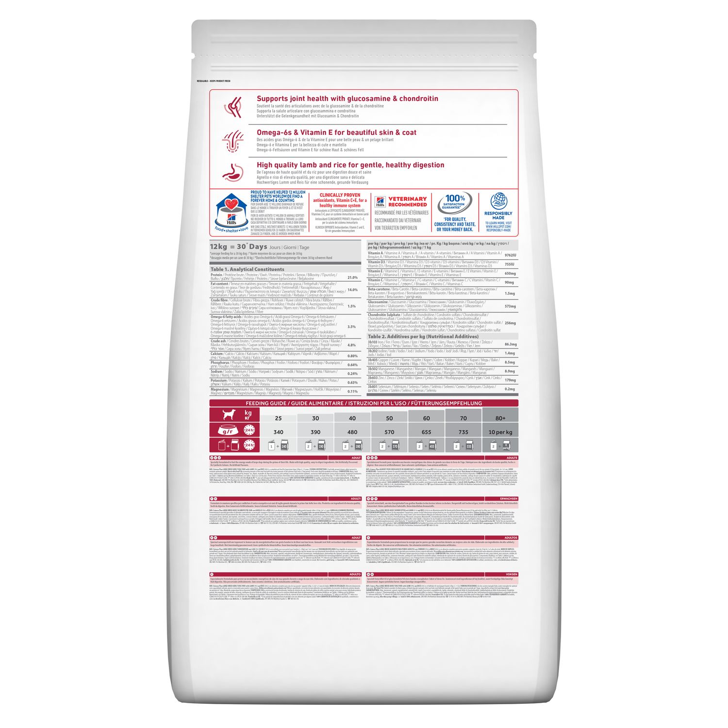 Сухий корм Adult для дорослих собак великих порід (від 25 кг) Зображення пакування