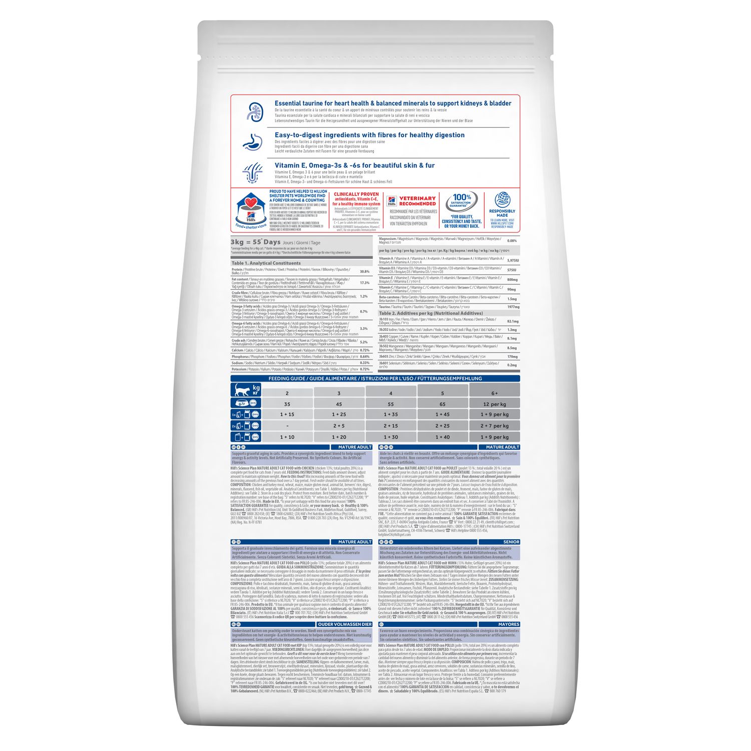 Сухий корм Mature 7+ для котів зрілого віку від 7 років Зображення пакування